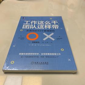 工作这么干 团队这样带：反直觉的43个管理原则