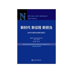 新时代新征程新担当——2019年湖南发展研究报告