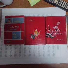 三个老中医用过的日记本（包老）＜里面全是中医内容＞