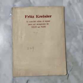 Fritz Kreisler VIOLIN and PLANO