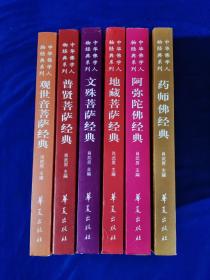 中华佛学人物经典系列：观世音菩萨经典、地藏菩萨经典、普贤菩萨经典、阿弥陀佛经典、文殊菩萨经典、药师佛经典（6本合售）