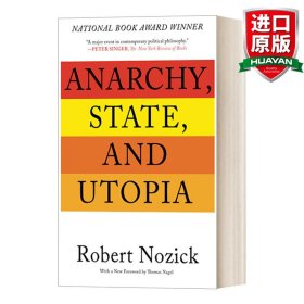 英文原版 Anarchy, State, and Utopia 无政府、国家和乌托邦 1975美国国家图书奖 英文版 进口英语原版书籍