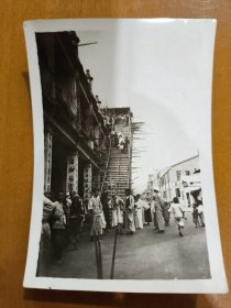 民国时期香港华人生活地区临时建筑物老照片