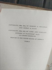 PRACTICAL PHYSICS 英文、美国原版~,(实用物理学),1922年,有很多插图…内有画线,32开精装本!,稀见!…