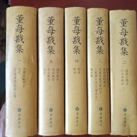 《董每戡集》全五册 陈寿楠 朱树人 董苗藏  岳麓书社 品佳 基本全新 书品如图