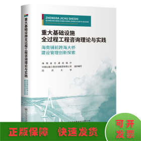 重大基础设施全过程工程咨询理论与实践
