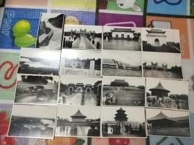 50年代5寸照片:苏脸专家拍摄的长城，故宫，十三陵等十六枚（另挑另议）