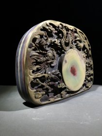 紫袍玉带石砚龙凤呈祥款：徐用仪