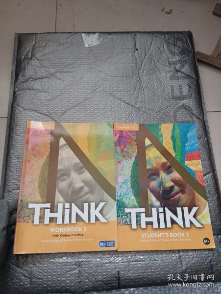 THINK （ STUDENT'S BOOK 3 学生用书 3 b1+ + WORKBOOK 3 练习册）2本合售