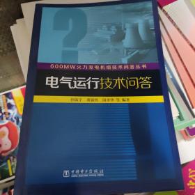 600MW火力发电机组技术问答丛书：电气运行技术问答