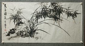 胡乐平 胡乐平 双清图 保真 胡乐平，男，国画家，当代著名画家，1955年生于北京。19岁始受北京著名书画家王任（尔遐）先生亲炙，数年来，勤学不倦，深得中国画优秀传统之精髓，其作品功力也得到了太老师娄师白先生的充分肯定。现任北京书画艺术研究会副秘书长、曾兼任北京大学对外汉语教育学院客座教授，在北京大学为外国留学生讲授中国写意画十余年，受到校方和学生的好评。