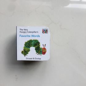 The Very Hungry Caterpillar's Favorite Words Board book 好饿的毛毛虫最爱单词 英文原版 纸板书，很小本