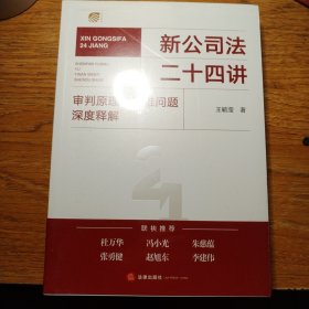 新公司法二十四讲——审判原理与疑难问题深度释解