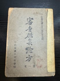 审查徽集验方（第一集）