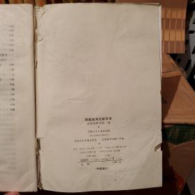馆藏青海文献目录 1988年一版一印