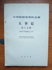 《中华民国史资料丛稿---民国20年》（征求意见稿）.