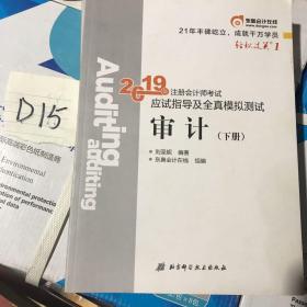 注会会计职称2019教材辅导东奥2019年轻松过关一《2019年注册会计师考试应试指导及全真模拟测试》审计（上下册）