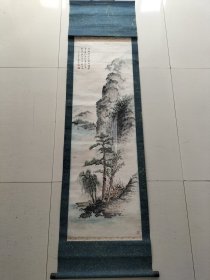 回流精品原装原裱郑午昌山水画