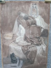 中央美院教授马路彩铅画作品