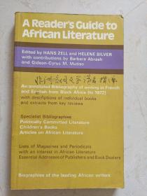 A Reader's Guide to African Literature(非洲文学读者指南)