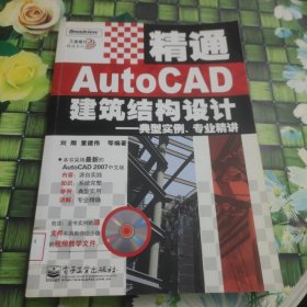 精通AutoCAD建筑结构设计－典型实例、专业精讲 馆藏 正版 无笔迹