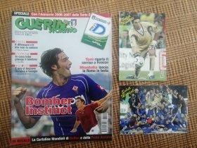原版足球杂志 意大利体育战报2006 40期 附明信片两张 布冯 意大利国家队