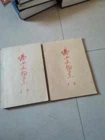 佛山市文物志 （上下卷） 16开，油印本