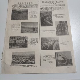 老报纸新闻照片1977年 西藏彭波农场长篇小说青春之歌的作者女作家杨沫老作家巴金著名的散文作家谢冰心工人诗人黄声笑青年作家张天民中国生物学家童第周美籍生物学家牛满江和夫人张葆英辽宁省旅大市庄河县