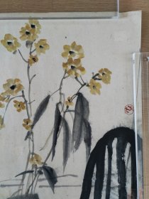 当代名家，刘国辉，花卉斗方