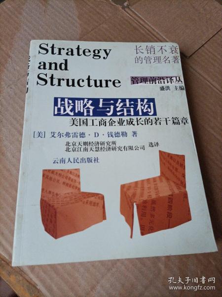 战略与结构：美国工商企业成长的若干篇章