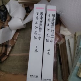 湖北省改革开放三十年重要文件选编精装十几斤包快递