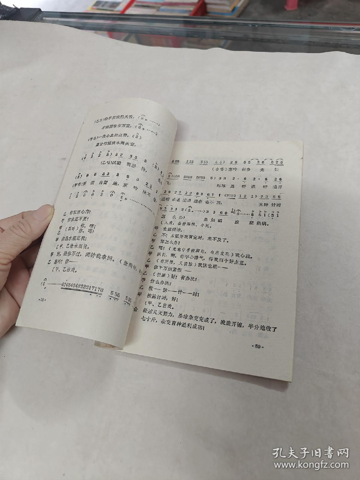 华主席来过俺潮汕（潮汕方言演唱集）（书棱，书里面有点黄斑，前面几页中间有点破，内容完整，品相如图）