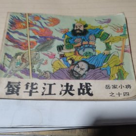 连环画岳家小将之十四〈蜃华江决战〉关鉴绘画