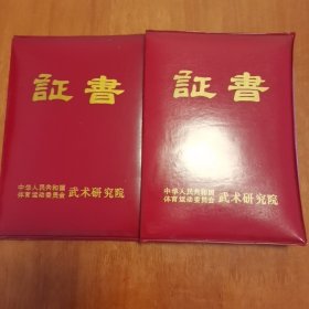 著名武术家，太极拳名家 肖湘（萧湘）老师重磅证书，12件合售。