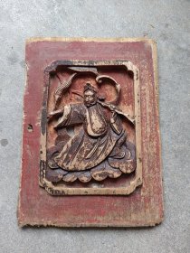 清代人物椅背一片