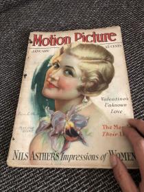 1930年美国电影杂志 好莱坞明星 老骆驼烟广告 好莱坞明星插页 加里库柏剧照