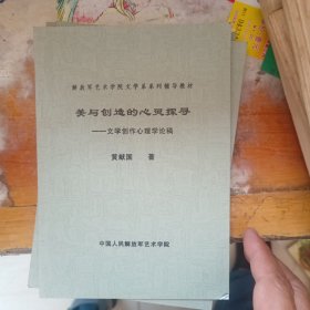 美与创造的心灵探寻—文学创作心理学论稿