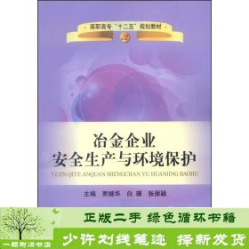 冶金企业安全生产与环境保护/高职高专“十二五”规划教材