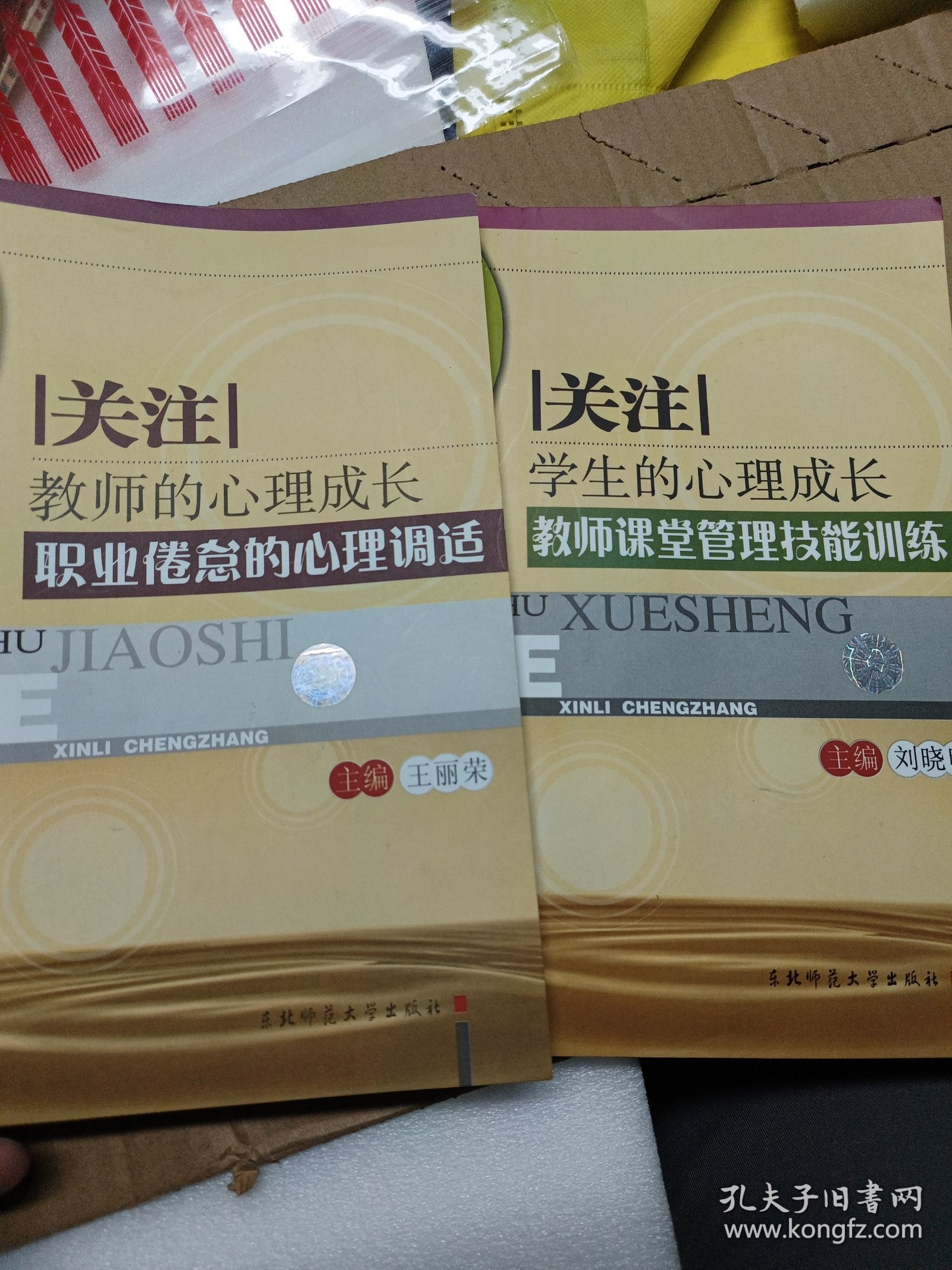 关注教师的心理成长：职业倦怠的心理调适+关注学生的心理成长：教师课堂管理技能训练（两本合售）