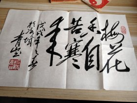 书法一张