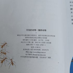 可怕的动物：蜘蛛蝎子和昆虫，老鼠，鳍足动物，集群动物（四本合售）