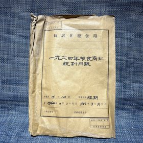 1964年仙居县粮食局粮食商业统计月报