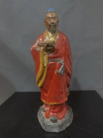 旧藏，石湾窑，手工制作，做工精细，包浆自然，神医，黄浦谧
