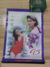 《小竹翠柳》1993年挂历