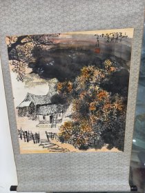许鸿宾国画纯手绘老气十足原装老裱