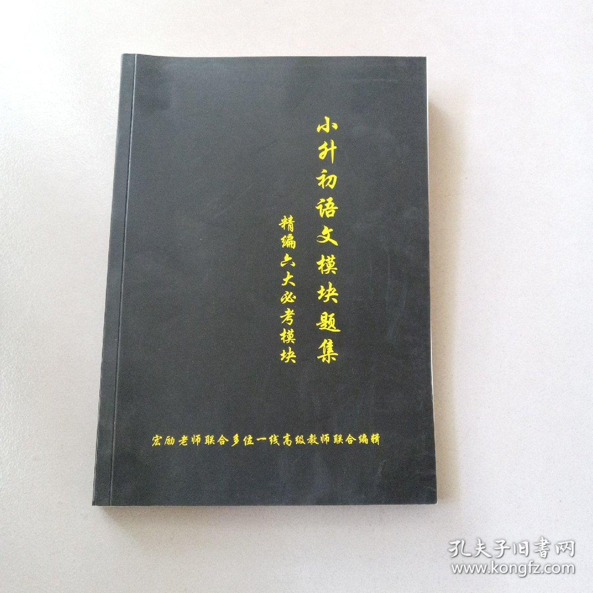 小升初语文模块题集 答案解析