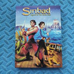 辛巴达历险记 动画片经典 红龙 DVD  sinbad legend of the seven seas