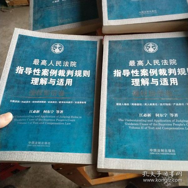 最高人民法院指导性案例裁判规则理解与适用：侵权赔偿卷二