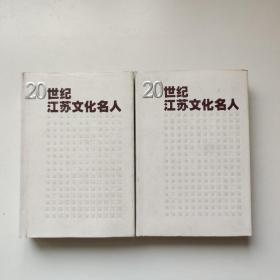 20世纪江苏文化名人 ( 上下两册，精装 )