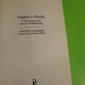 Sophie's World：A Novel about the History of Philosophy